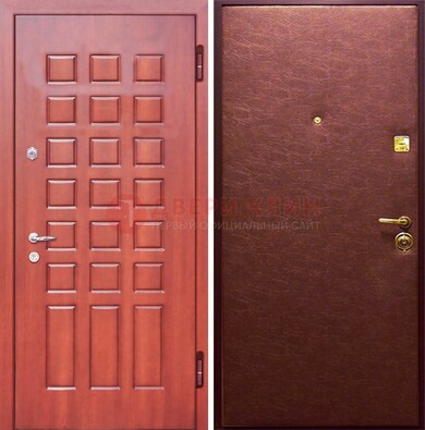 Входная дверь с МДФ и винилискожей ДМ-178 для офиса в Кубинке