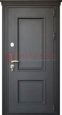 Чёрная дверь с МДФ ДМ-520 в Кубинке