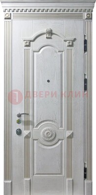 Белая дверь с МДФ ДМ-525 в Кубинке