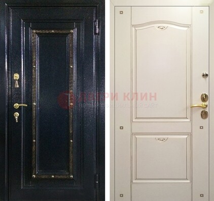 Входная дверь Дверь с золотистым декором ДПР-3 в Кубинке