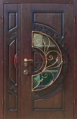 Полуторная железная дверь Винорит в классическом стиле ДСК-272 в Кубинке