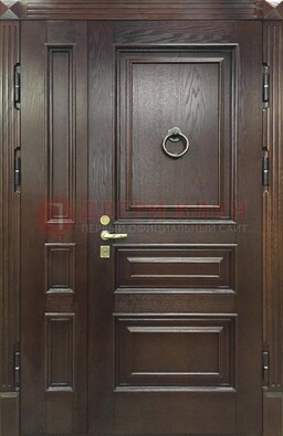 Полуторная металлическая дверь с виноритом ДВТ-253 в Кубинке